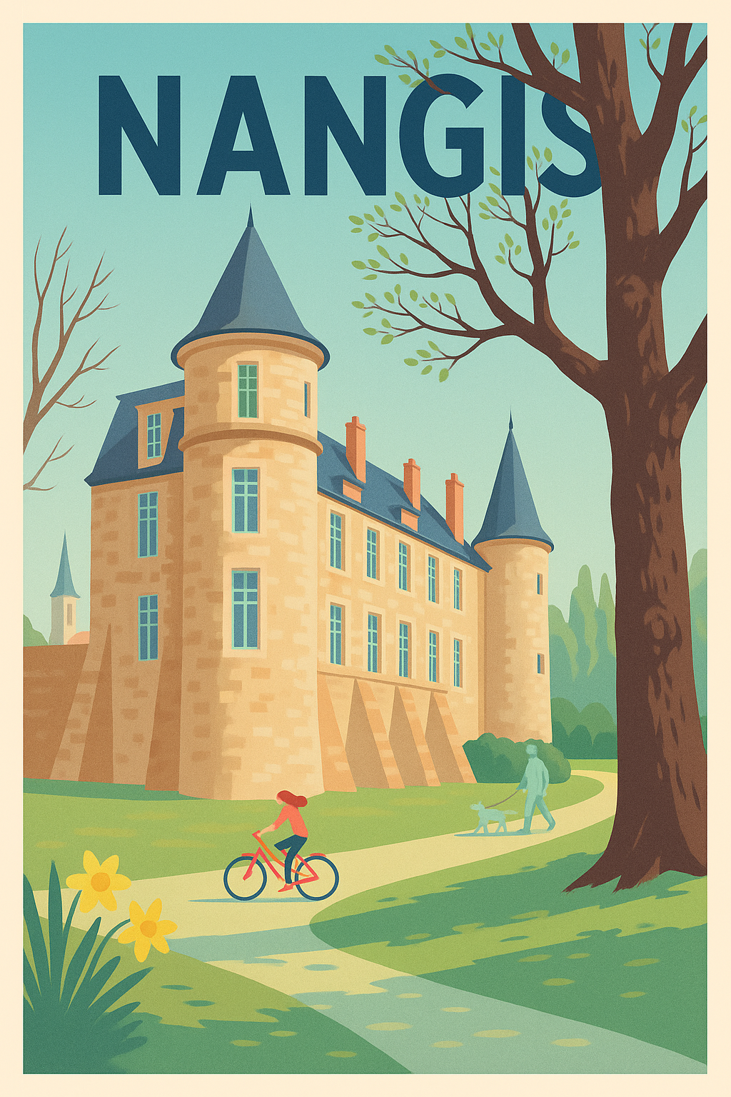 Affiche de Nangis - Charme et Sérénité au Château