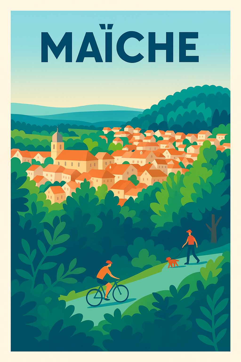 Affiche de Maîche - Échappée nature au cœur du Doubs