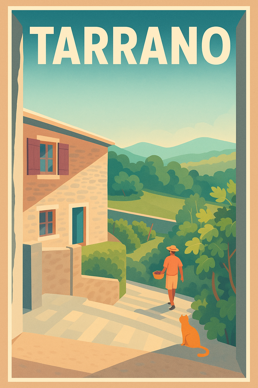 Affiche Tarrano — Escapade paisible en pleine nature · poster d'art de Tarrano