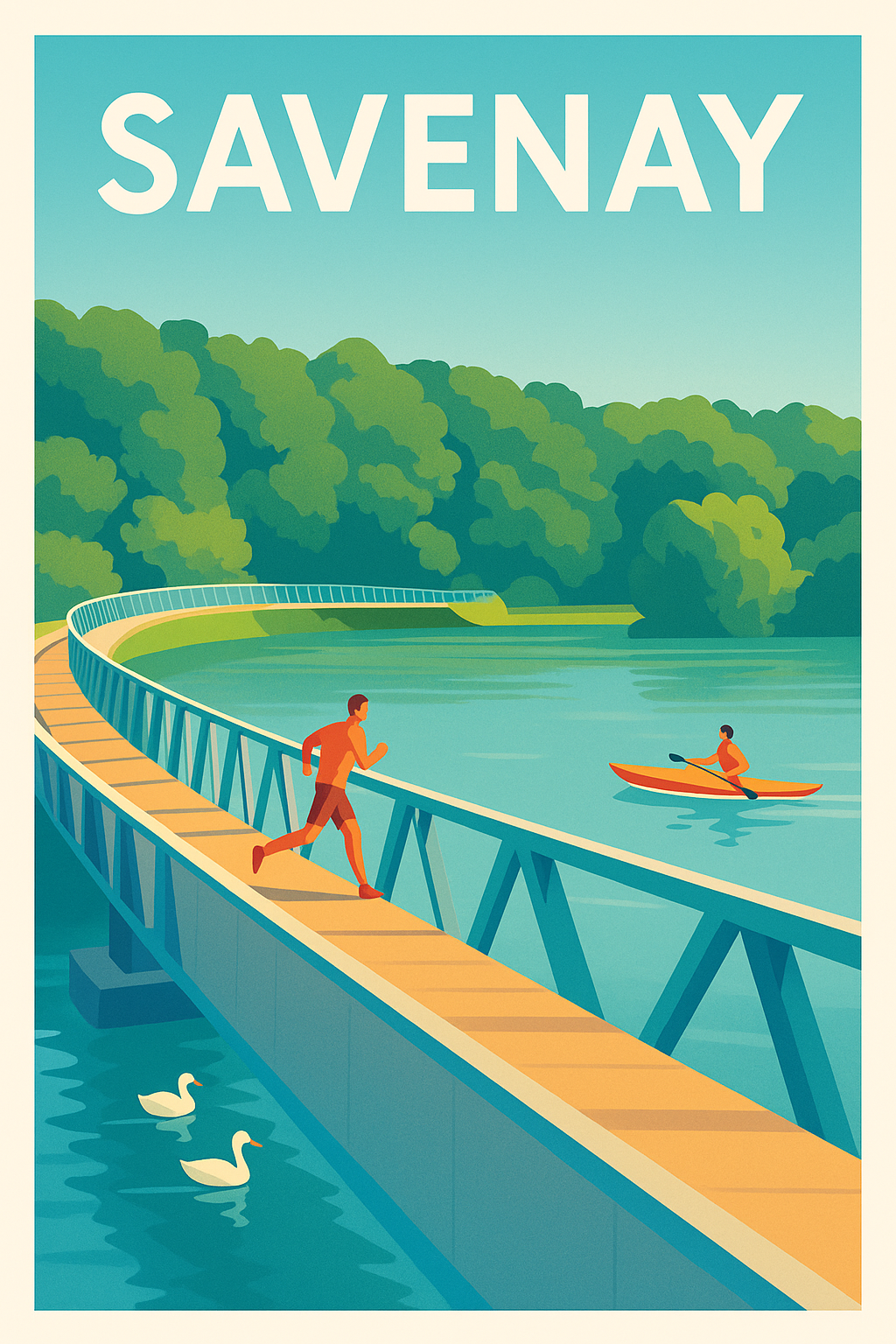 Affiche de Savenay - Évasion et douceur au fil de l'eau