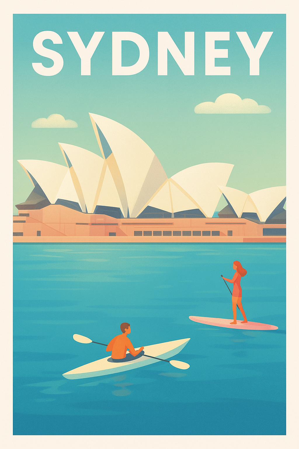 Affiche de Sydney - L'évasion nautique emblématique