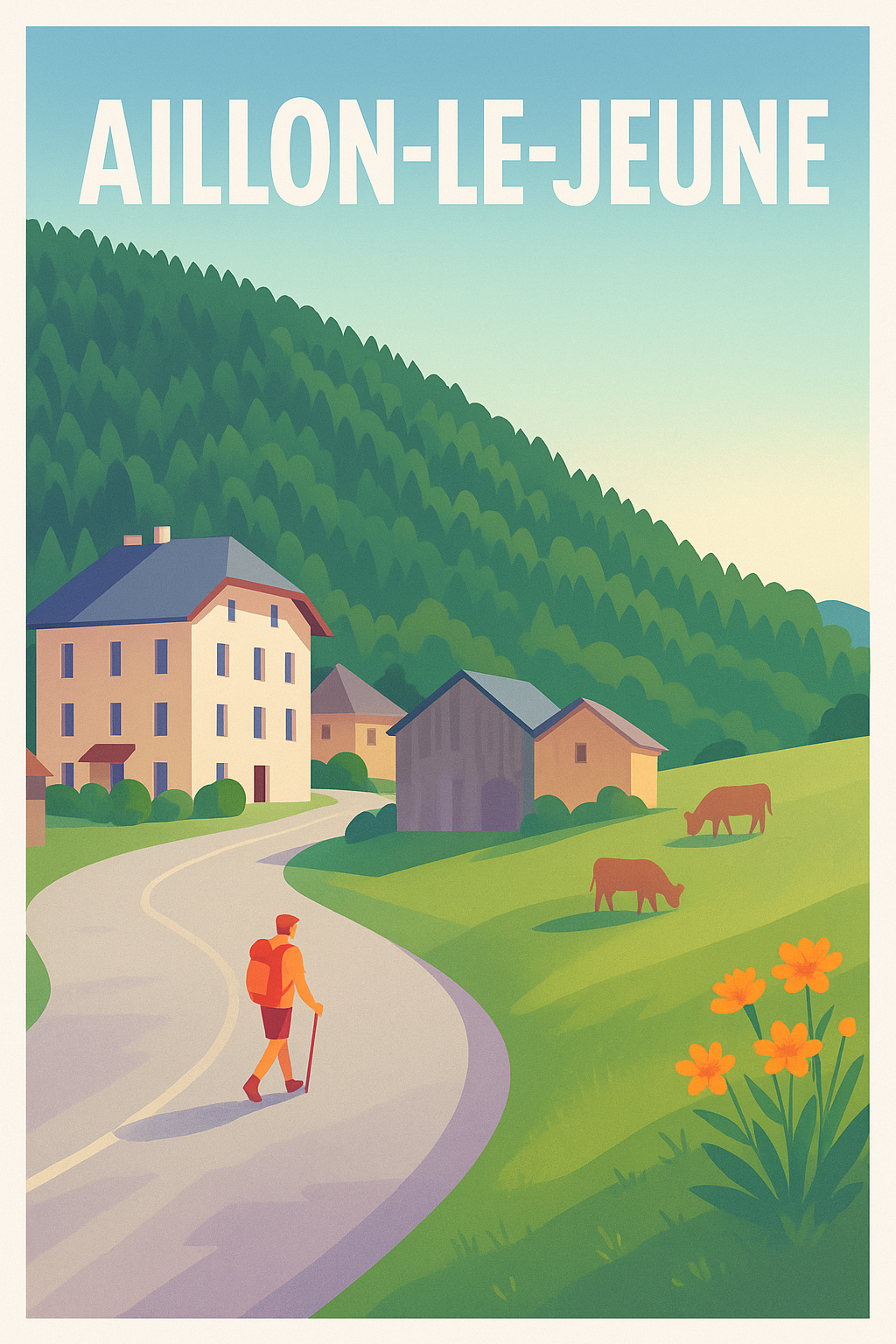 Affiche de Aillon-le-Jeune - Escapade paisible en pleine nature