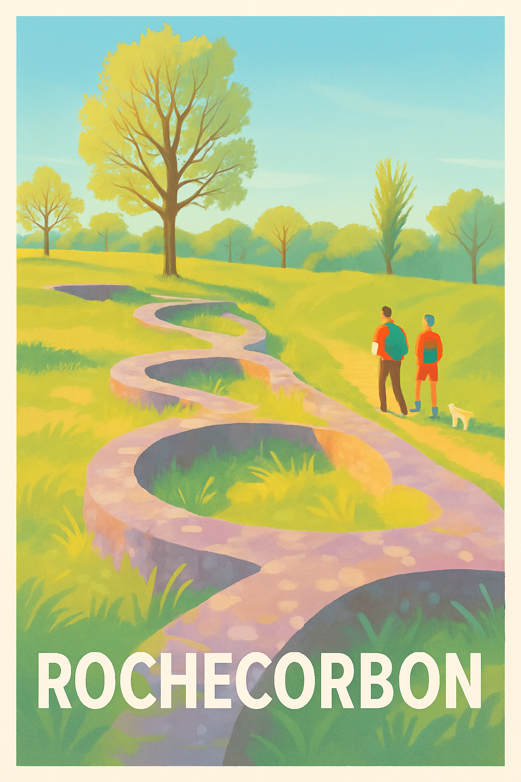 Affiche de Rochecorbon - Promenade bucolique au fil de l'eau