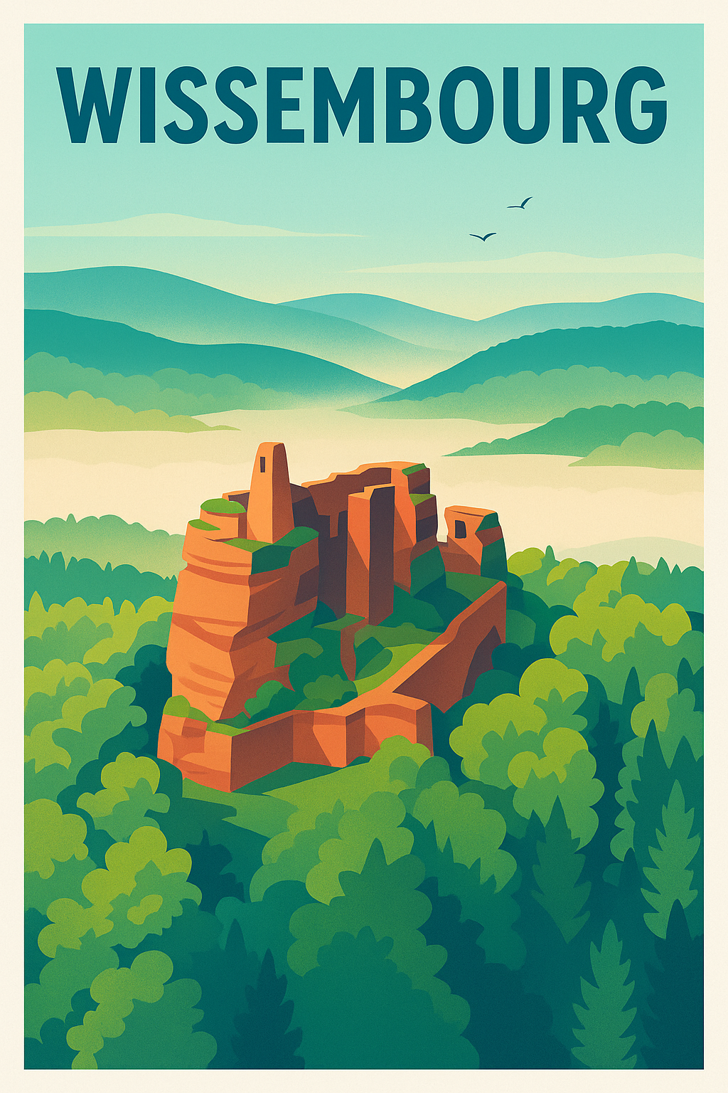 Affiche de Wissembourg - Plongée dans la nature et l’histoire