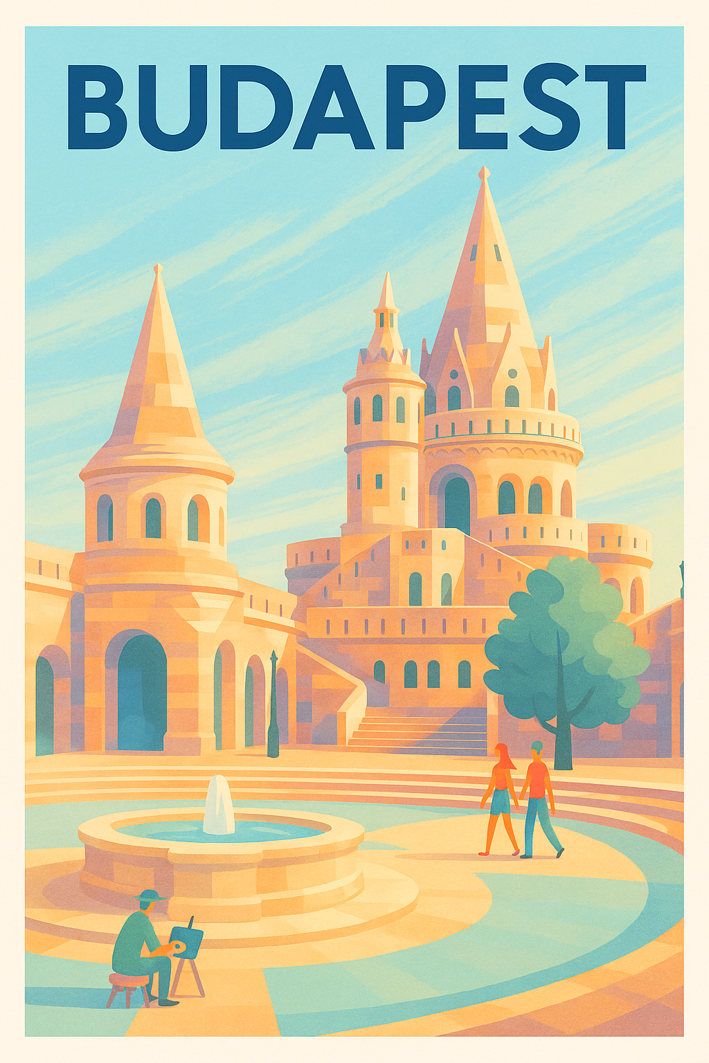 Affiche de Budapest - Voyage au cœur de la beauté historique