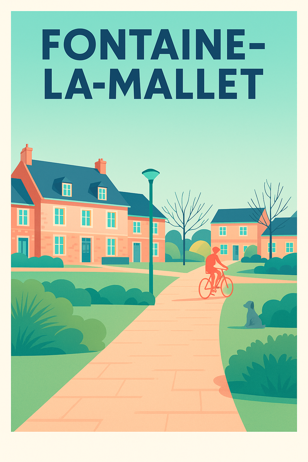 Affiche de Fontaine-la-Mallet - Charme paisible et convivialité