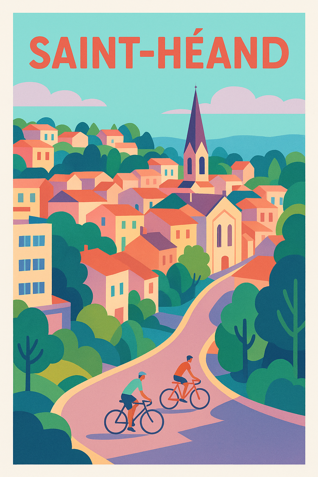 Affiche de Saint-Héand - Charme et tranquillité au coeur de la nature