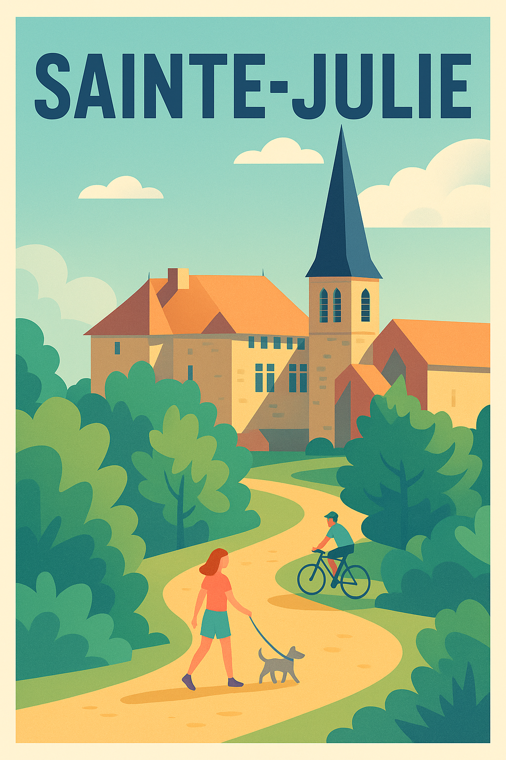 Affiche de Sainte-Julie - Aux portes d'une nature apaisante