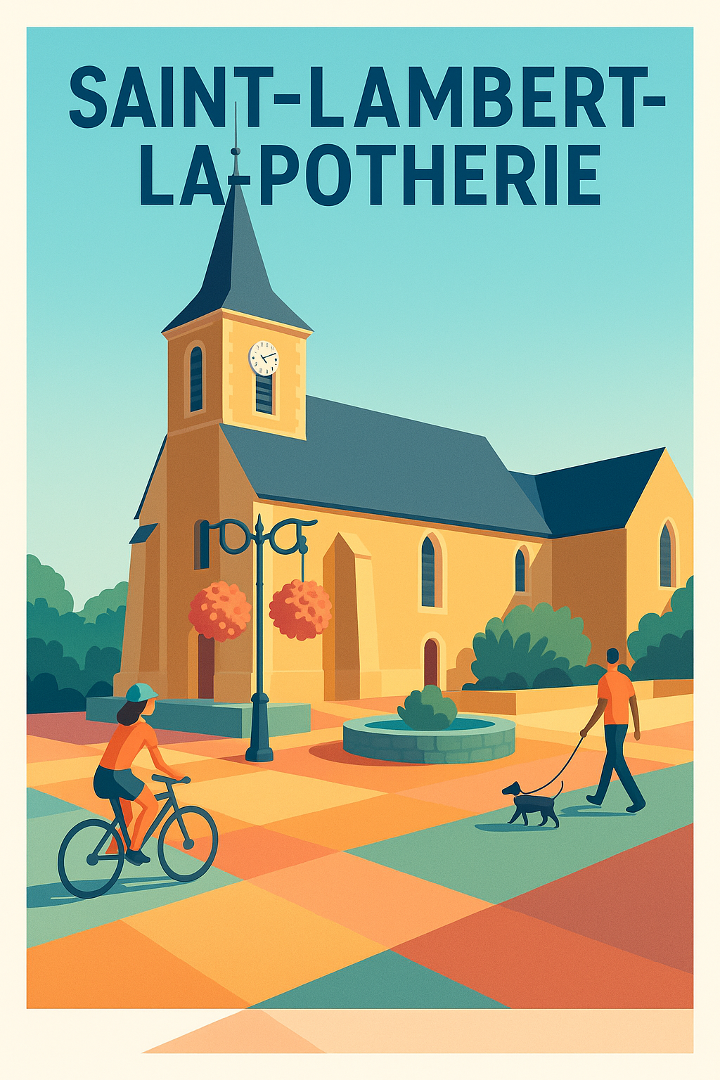 Affiche de Saint-Lambert-la-Potherie - Charme et sérénité au cœur du village
