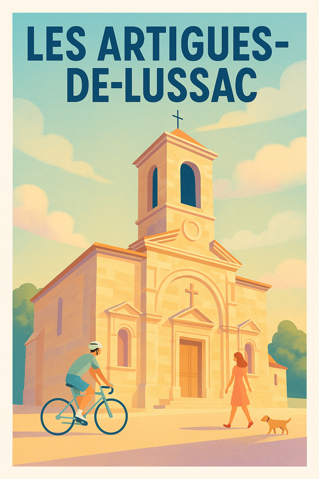 Affiche de Les Artigues-de-Lussac - Charme et tranquillité au cœur du village