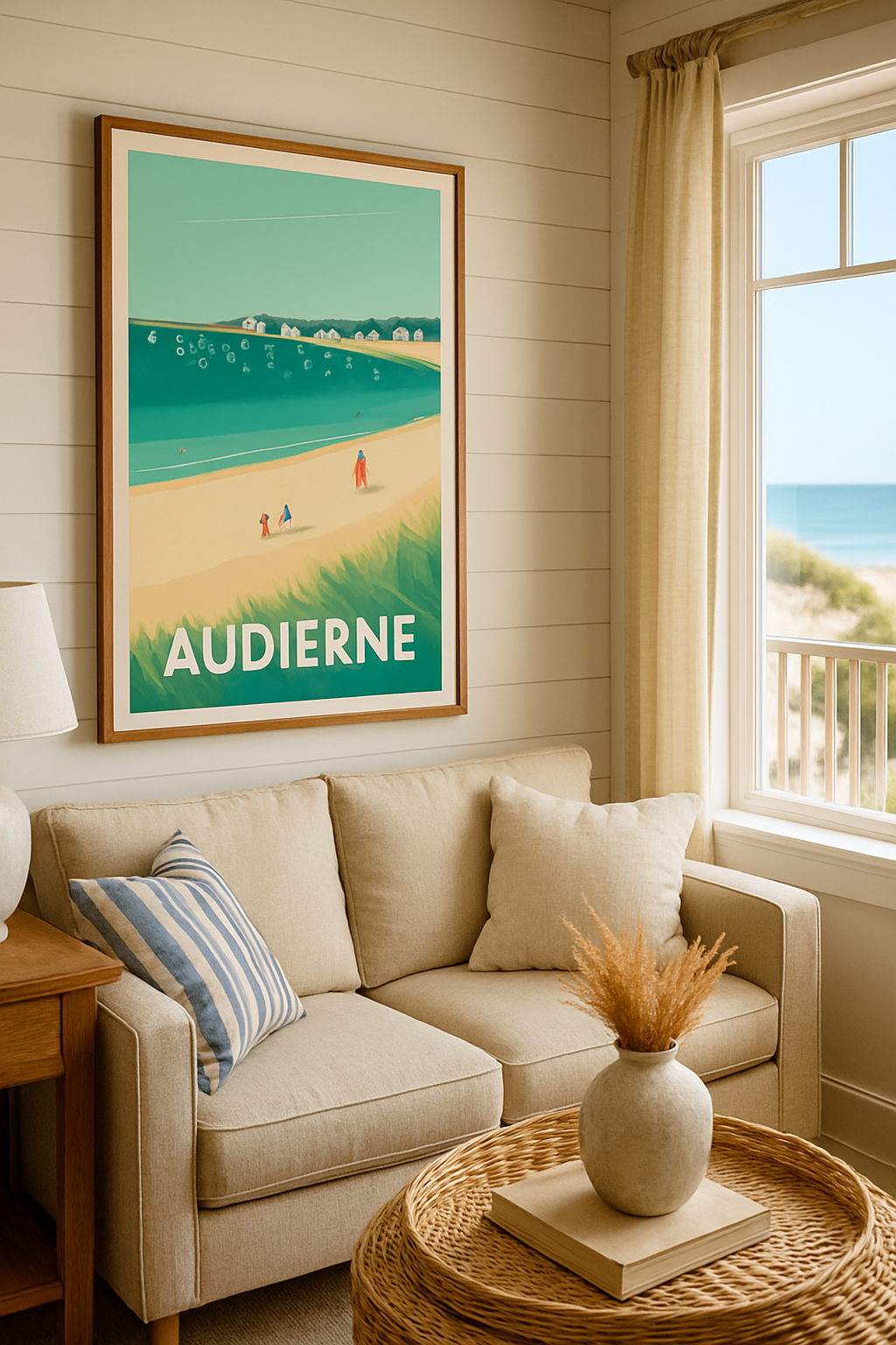 Mise en situation Affiche de Audierne - Plages et Sérénité Bretonne