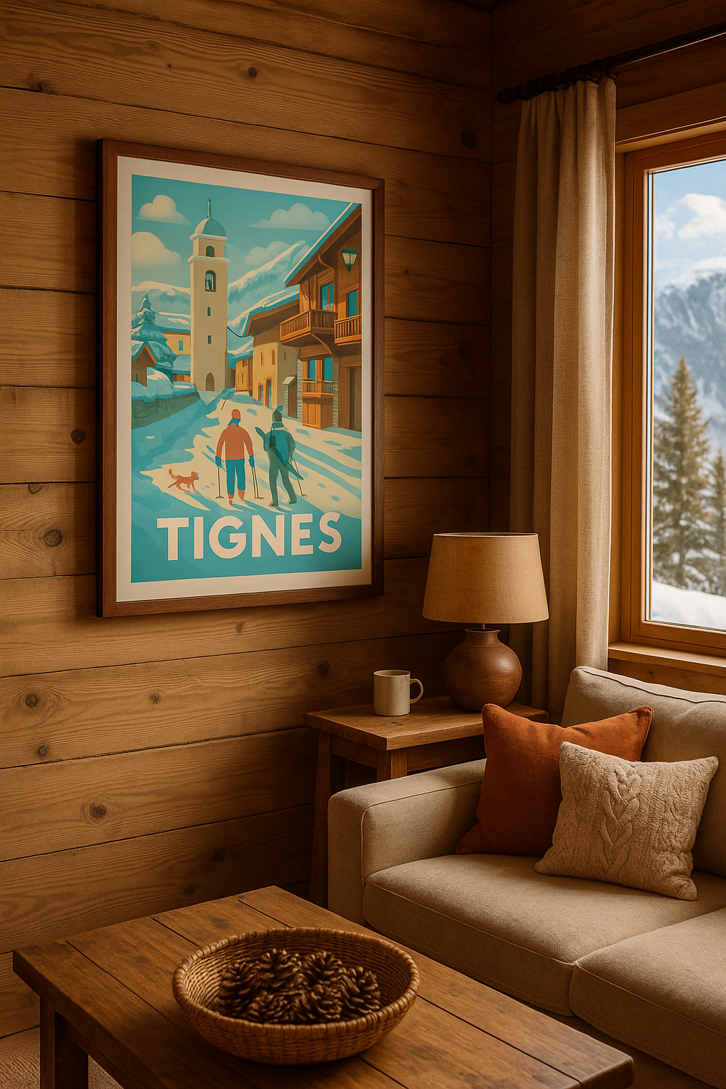 Mise en situation Affiche de Tignes - L'évasion hivernale alpine