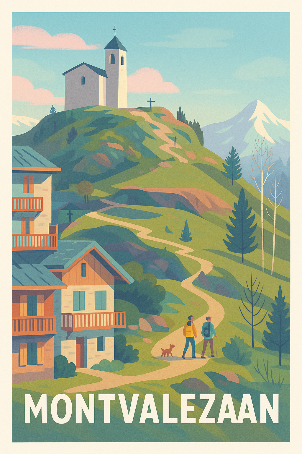 Affiche de Montvalezan - Escapade au cœur des Alpes