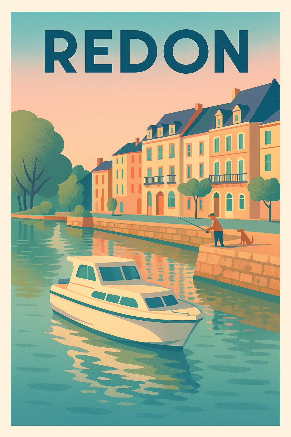 Affiche de Redon - Sérénité au fil de l'eau