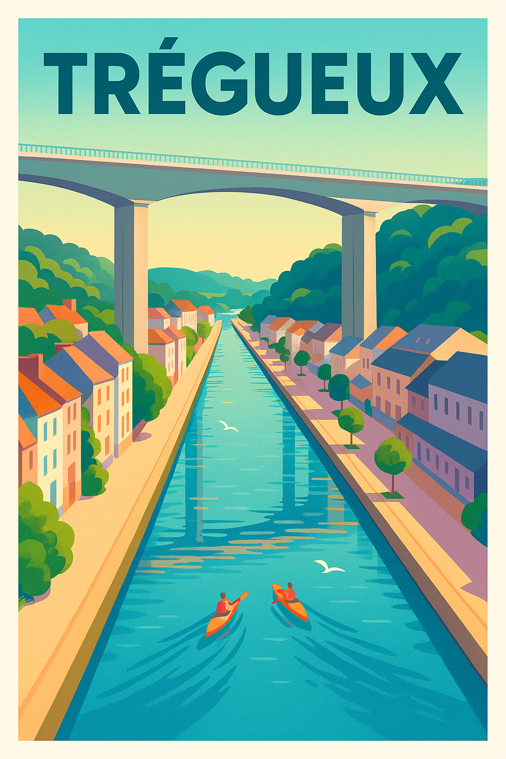 Affiche de Trégueux - Évasion au fil de l'eau