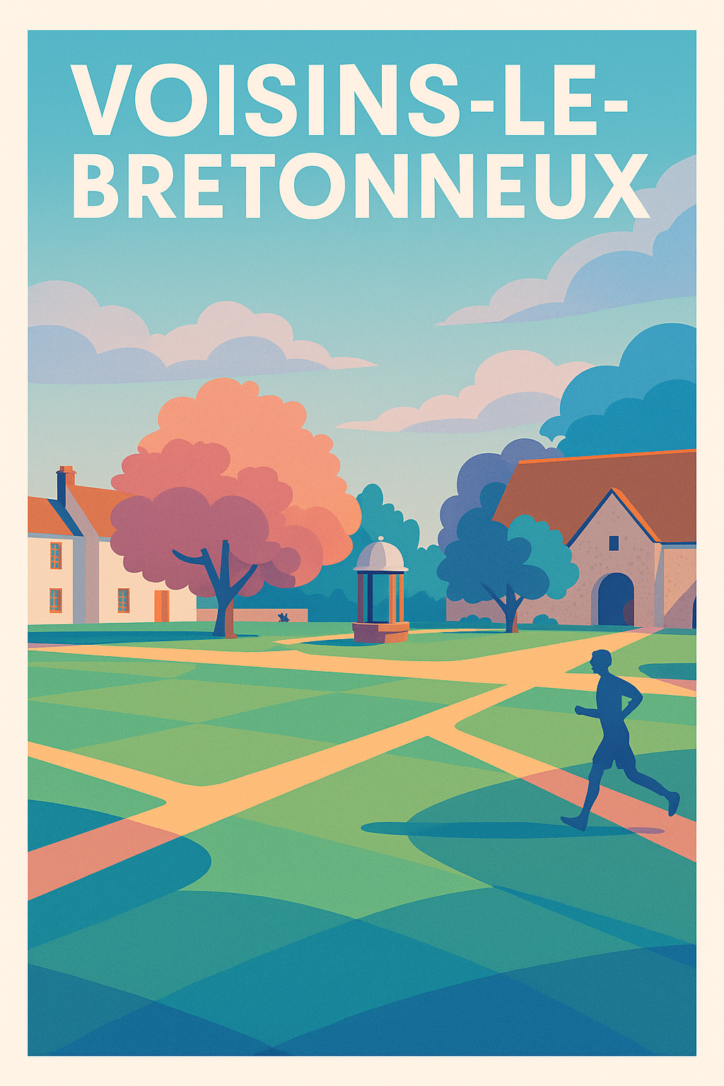 Affiche de Voisins-le-Bretonneux - Ambiance paisible et sportive