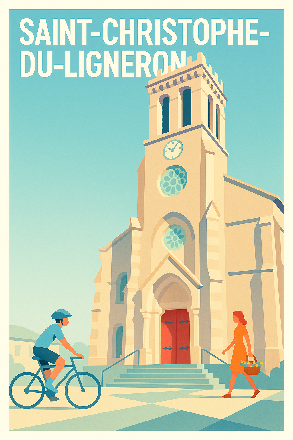 Affiche de Saint-Christophe-du-Ligneron - Charme et sérénité au cœur du village
