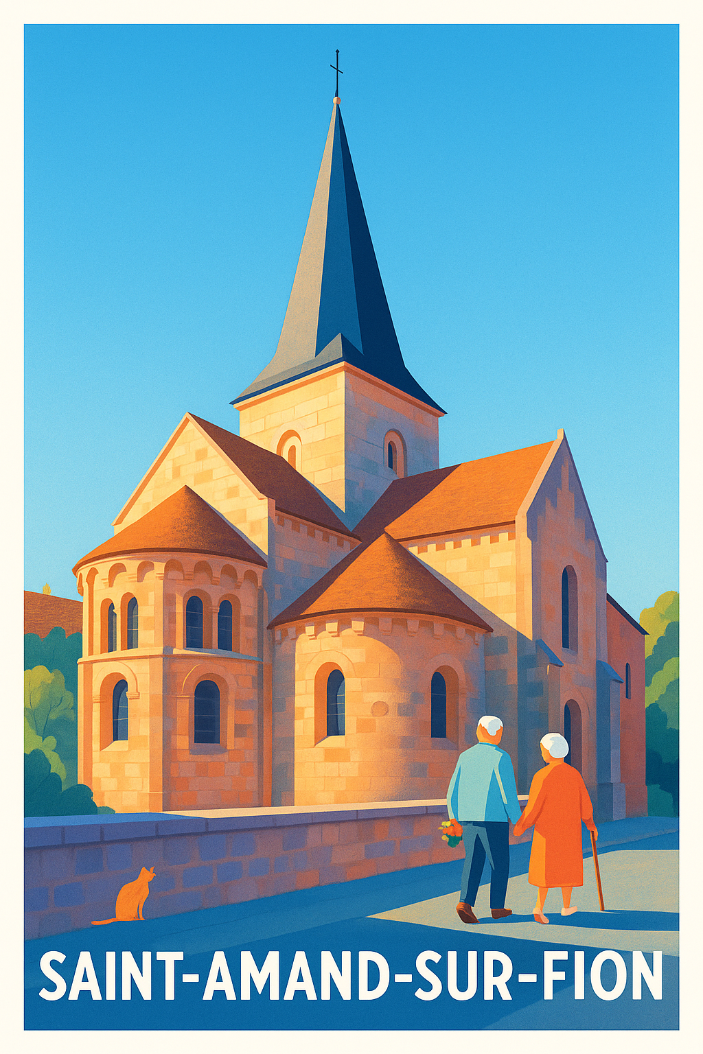Affiche de Saint-Amand-sur-Fion - Charme et Sérénité au Cœur du Patrimoine