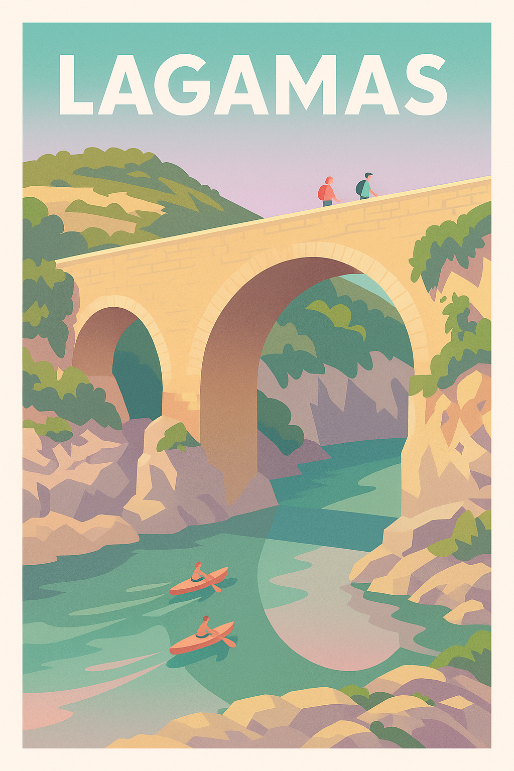 Affiche de Lagamas - Évasion et nature sauvage