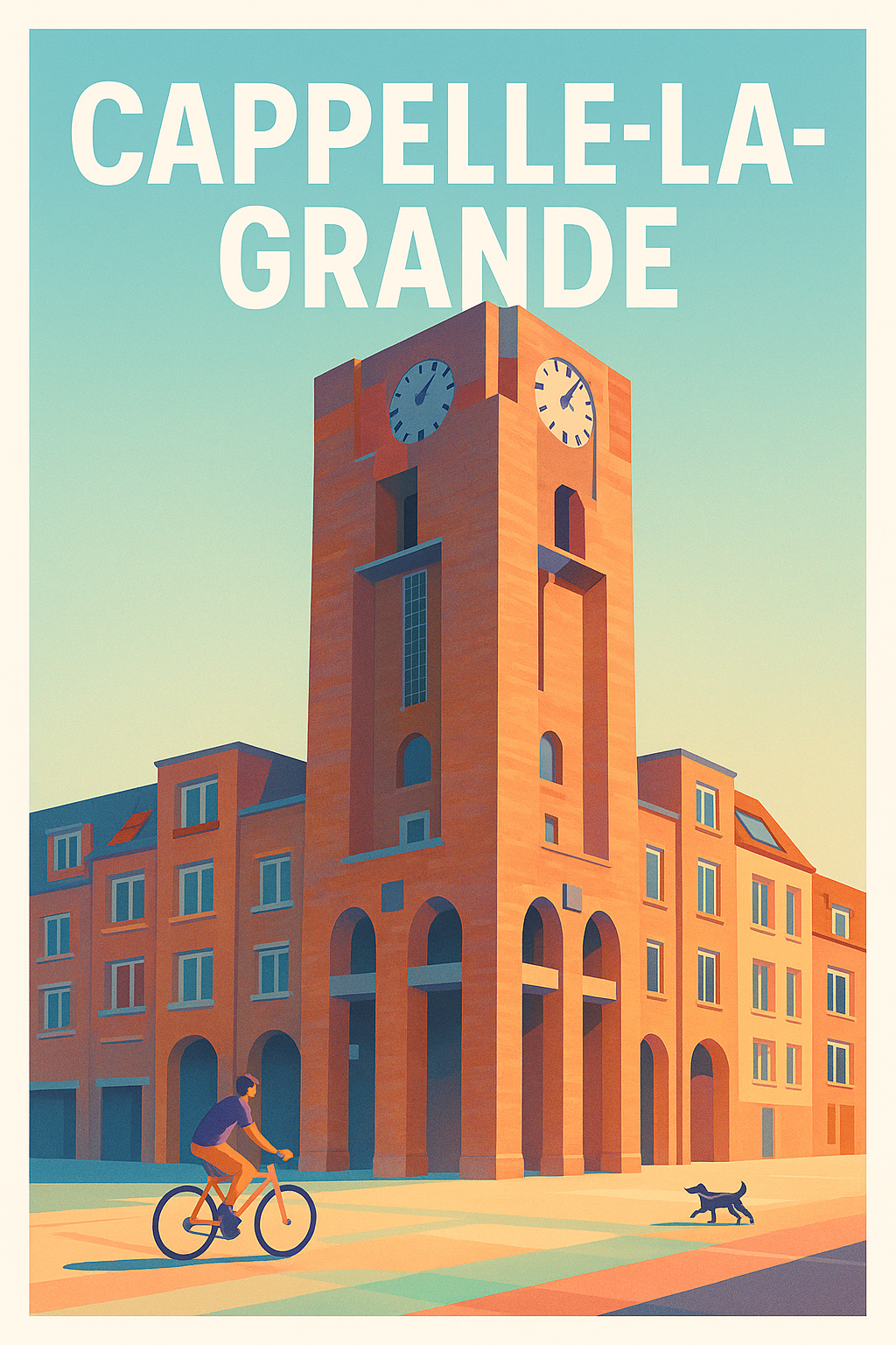 Affiche de Cappelle-la-Grande - L'heure douce du clocher