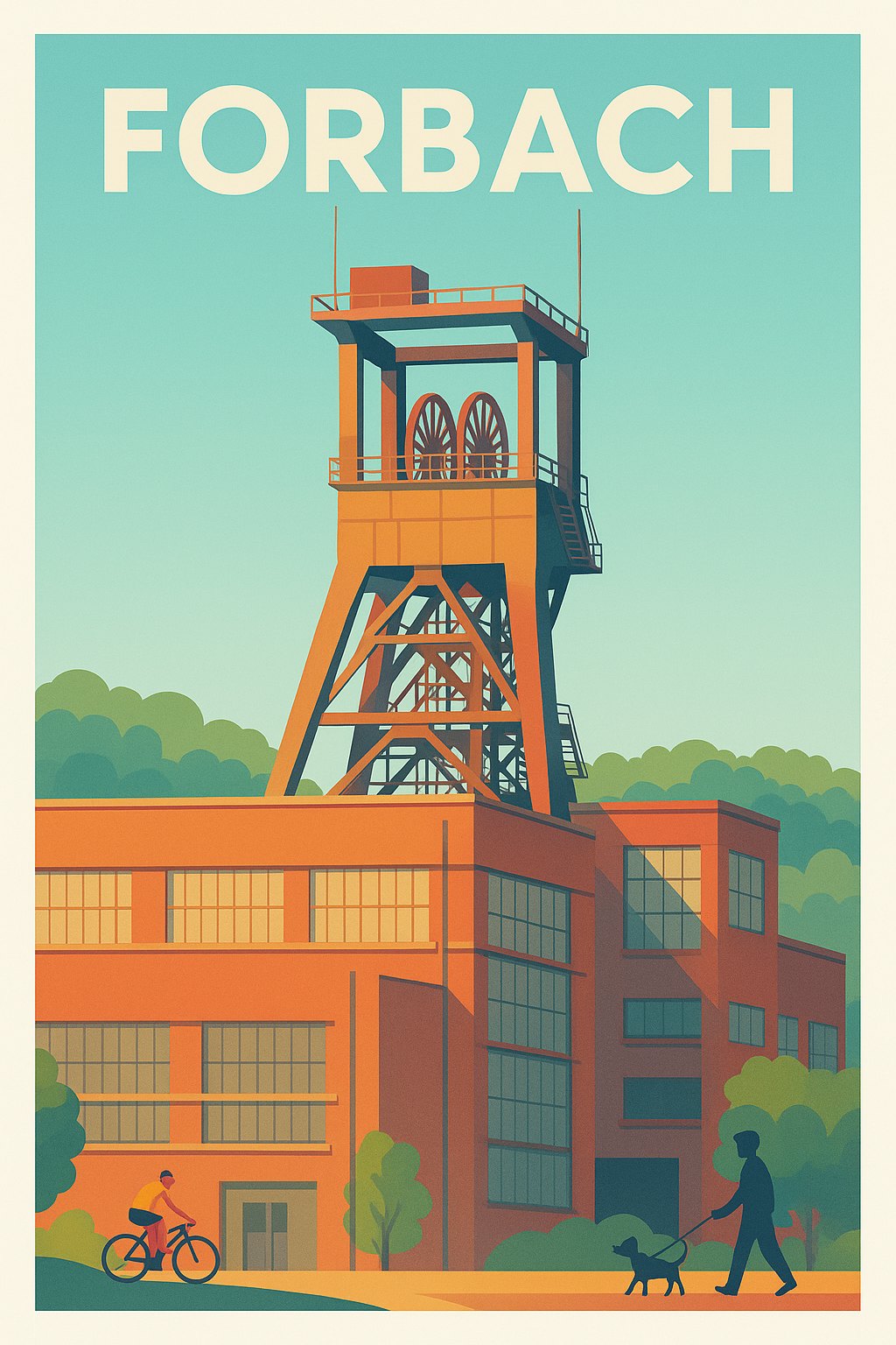 Affiche de Forbach - L'âme industrielle en héritage