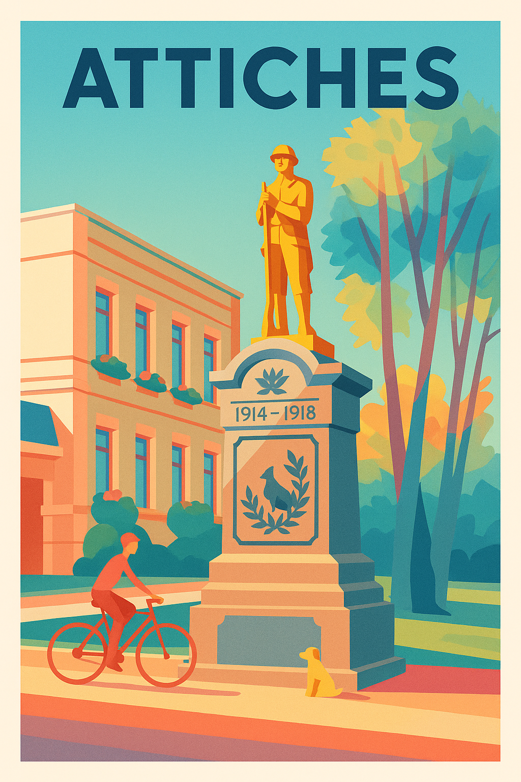 Affiche de Attiches - Charme et mémoire au cœur de la ville