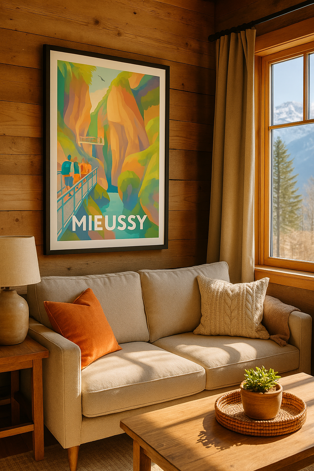 Mise en situation Affiche de Mieussy - Aventure et nature spectaculaire