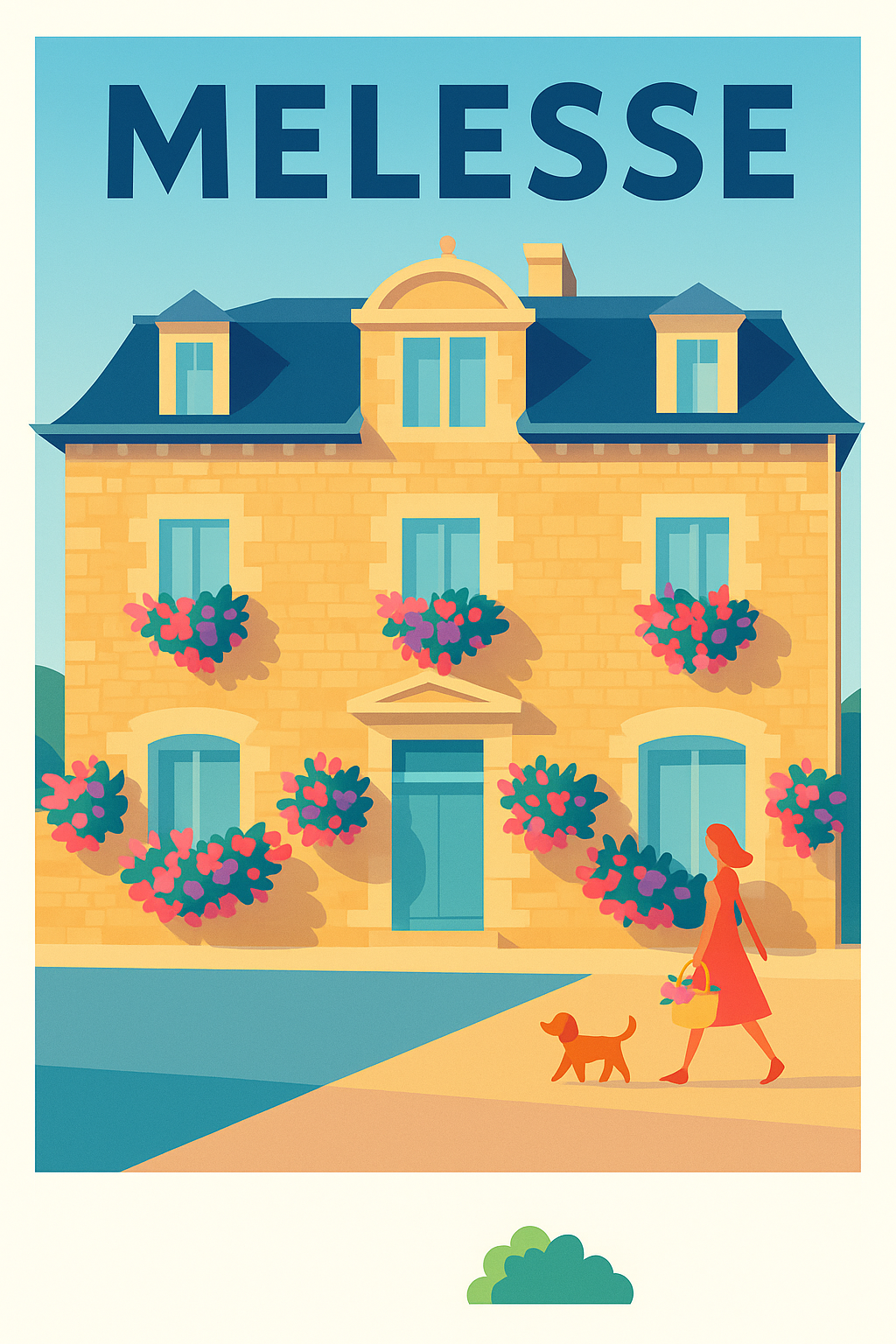 Affiche de Melesse - Charme et douceur de vie à la campagne
