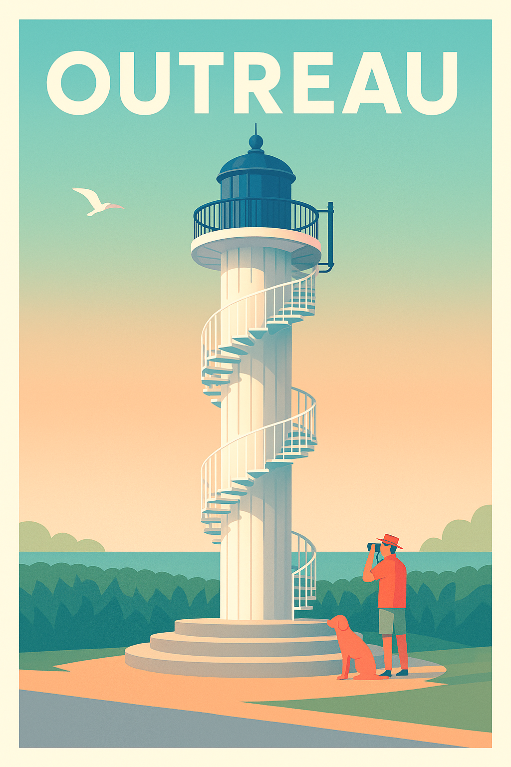 Affiche de Outreau - Le phare et ses découvertes maritimes