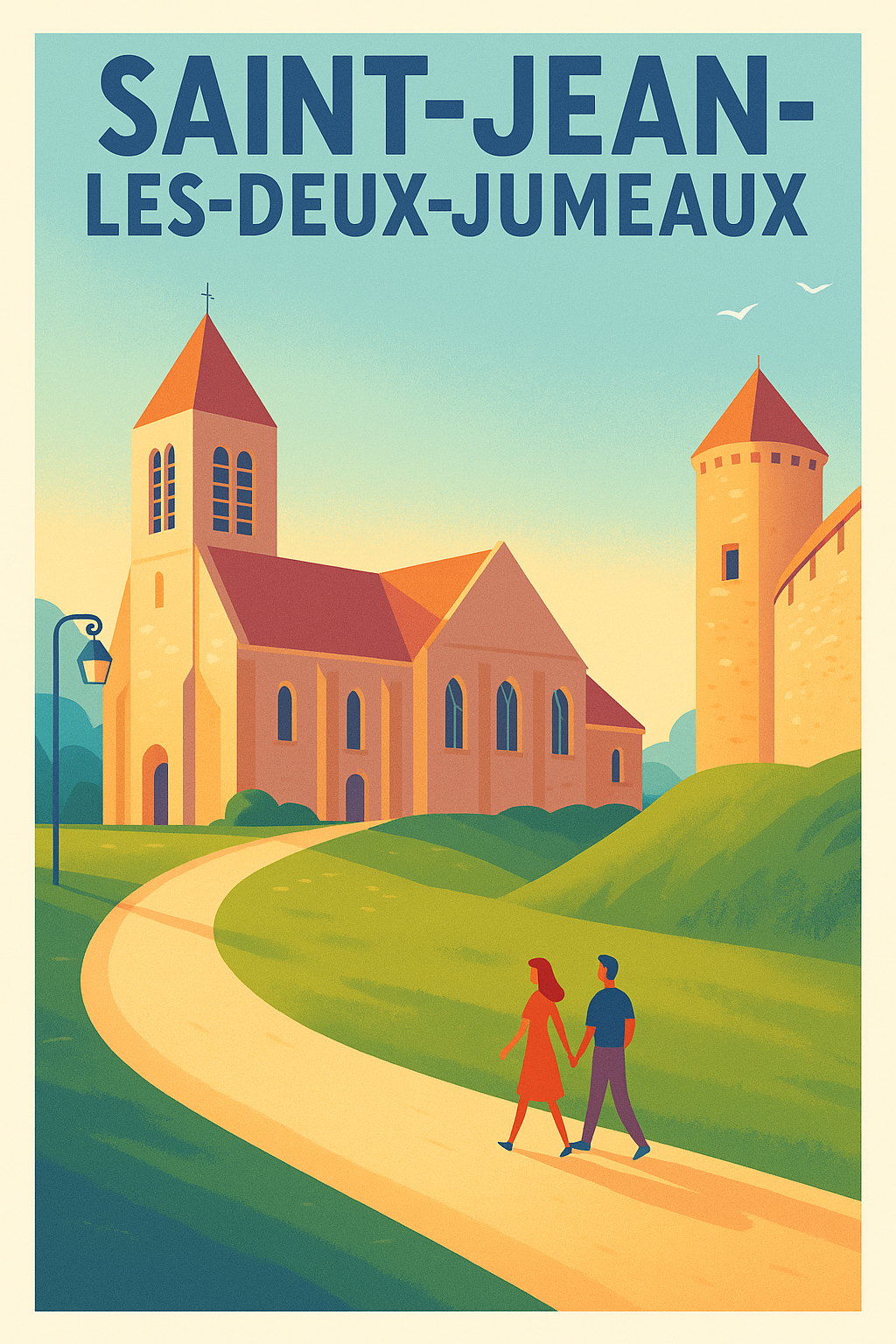 Affiche de Saint-Jean-les-Deux-Jumeaux - Un charmant village à découvrir