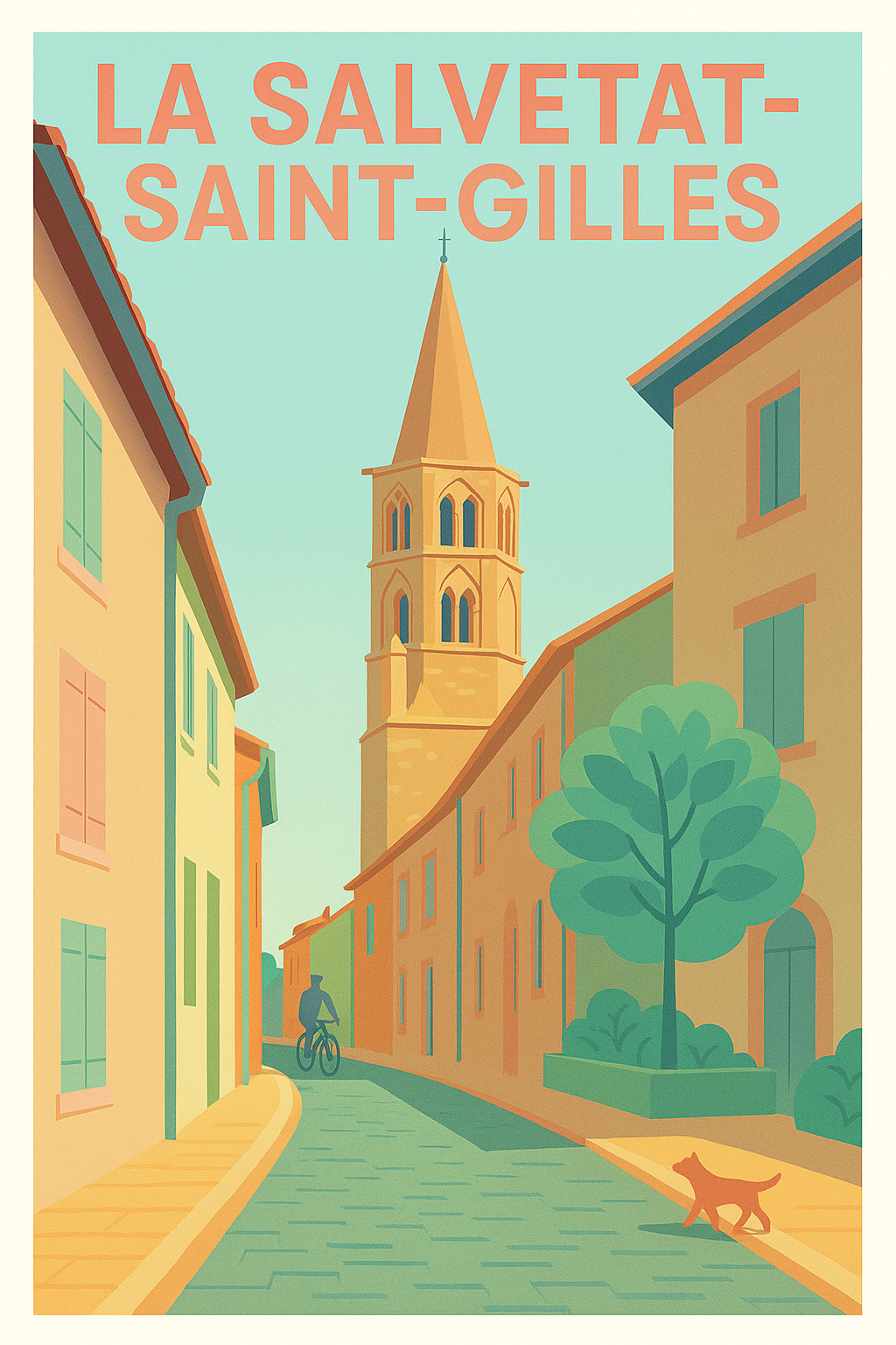 Affiche de La Salvetat-Saint-Gilles - Charme paisible de la ville