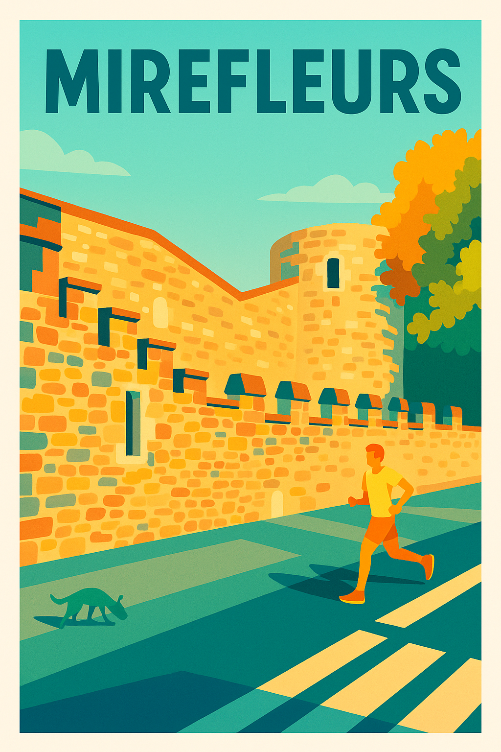 Affiche de Mirefleurs - Entre histoire et nature en mouvement