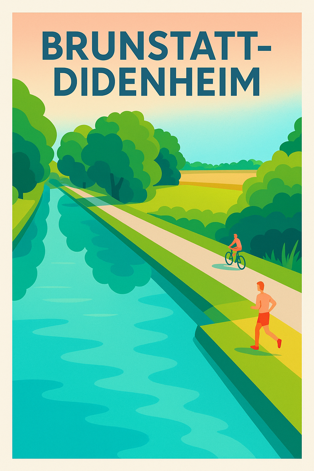 Affiche de Brunstatt-Didenheim - Évasion nature au fil de l'eau
