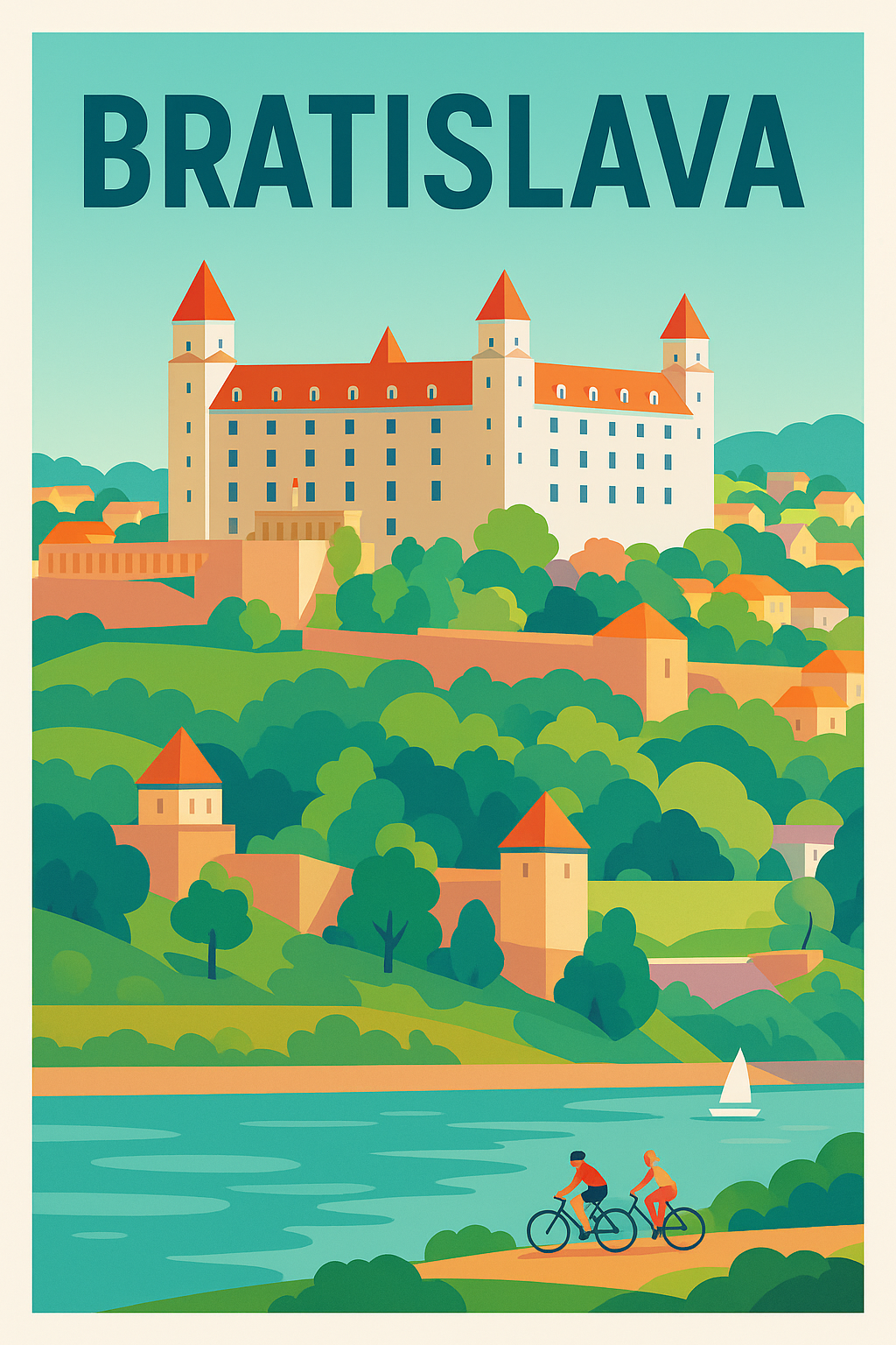 Affiche de Bratislava - Charme historique et nature en harmonie