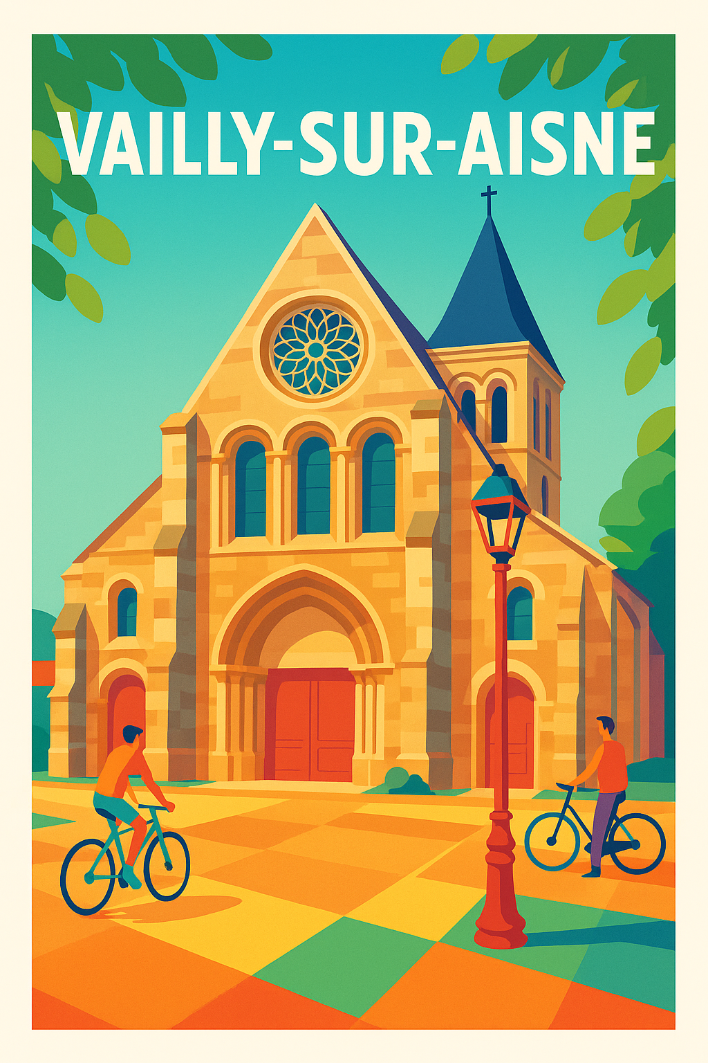 Affiche de Vailly-sur-Aisne - Charme architectural et sérénité au cœur du village