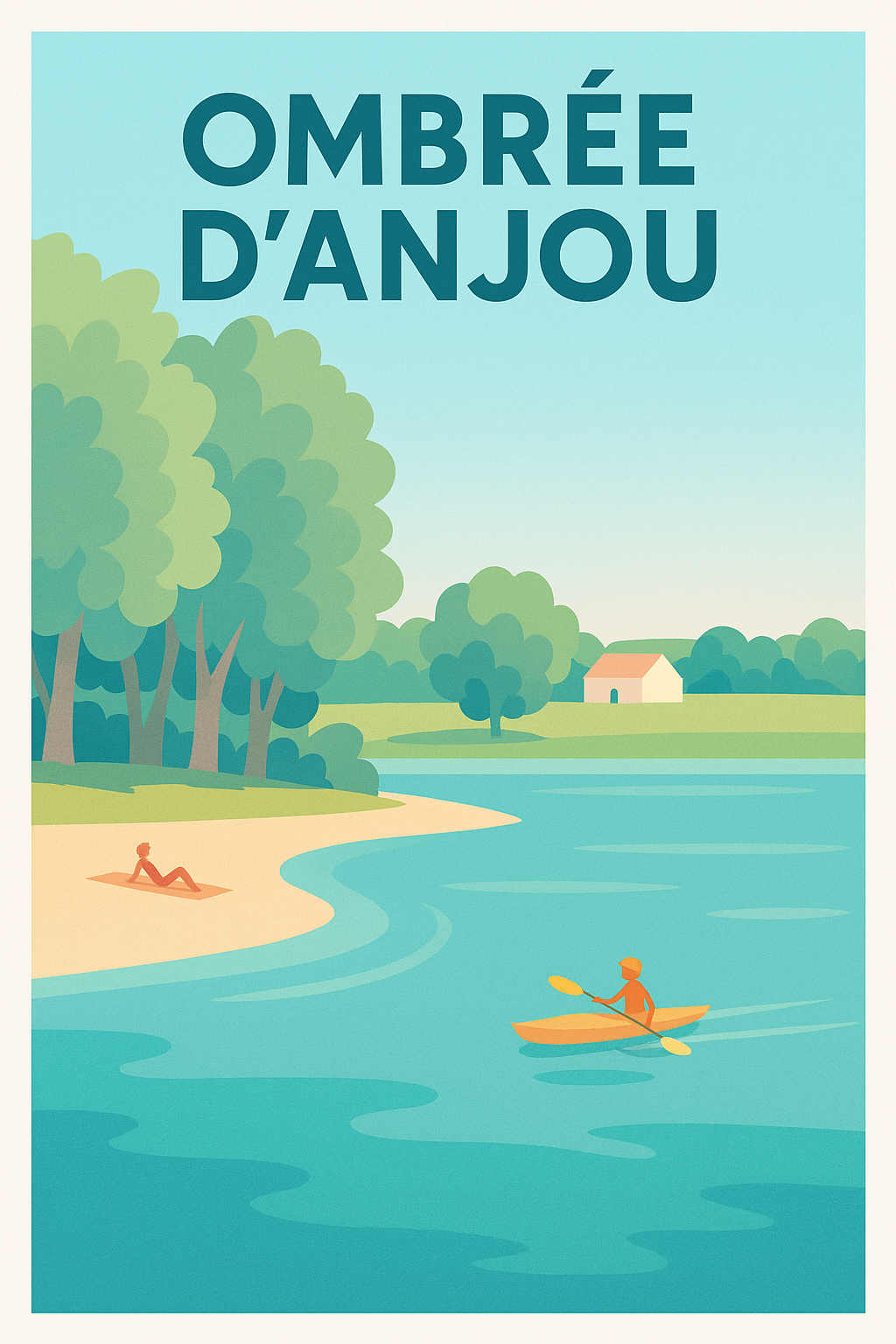 Affiche de Anjou - Sérénité au fil de l'eau