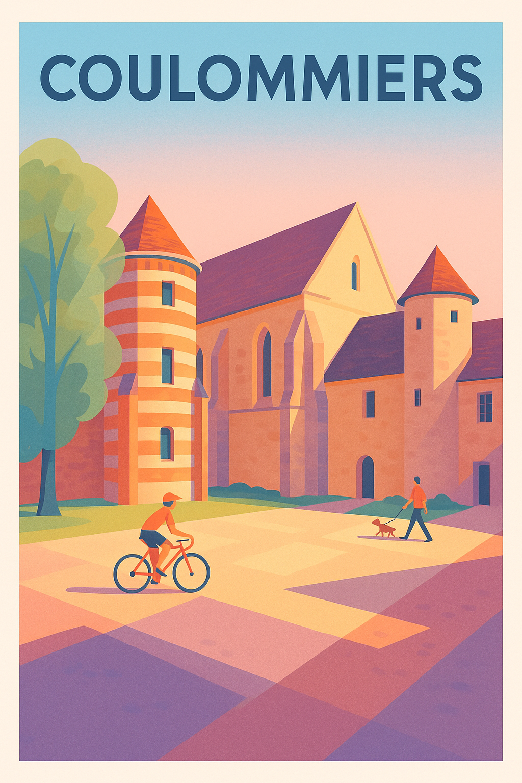 Affiche de Coulommiers - Charme et Sérénité au Cœur de la Ville