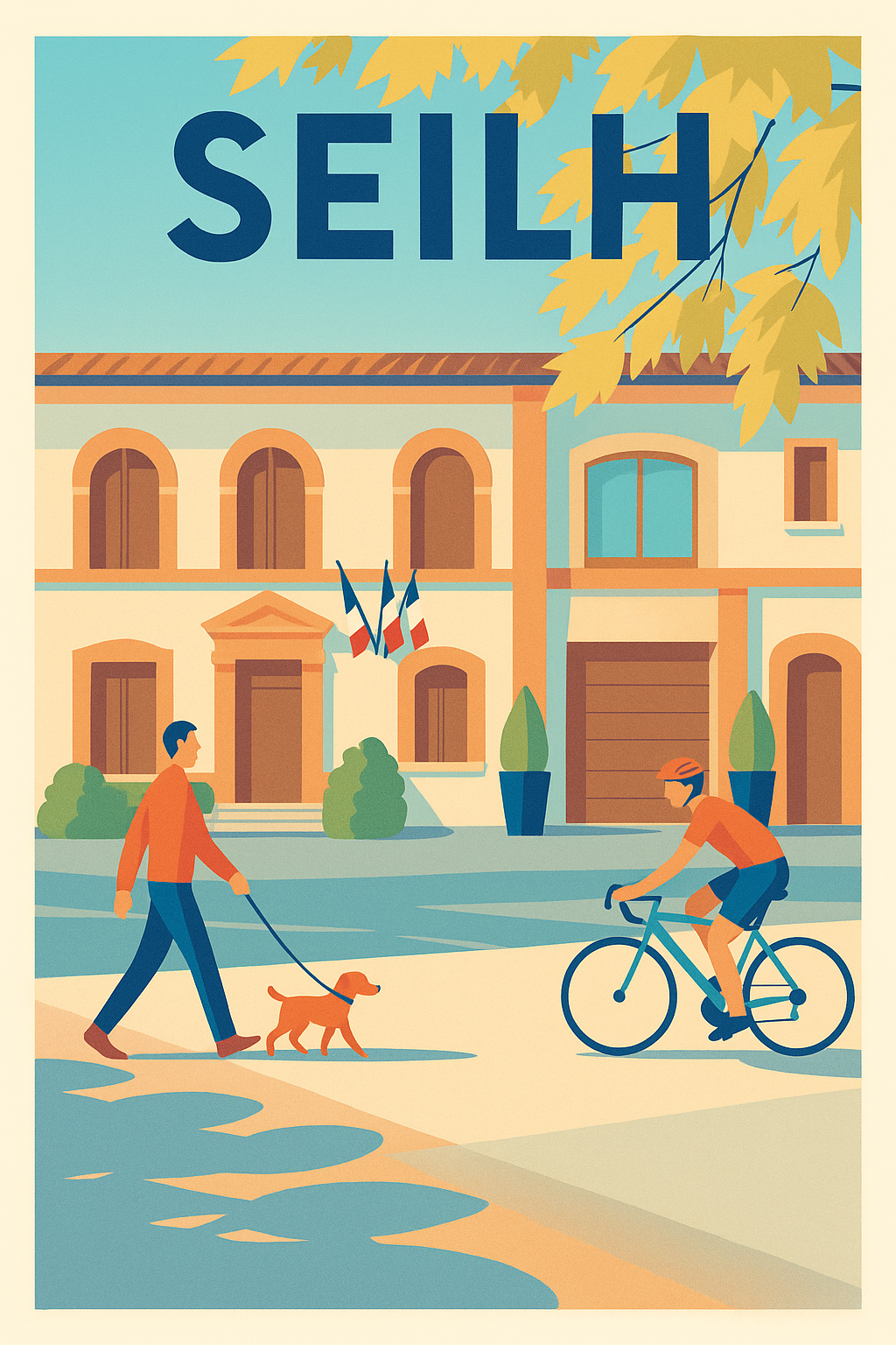 Affiche de Seilh - Charme et douceur de vivre au quotidien