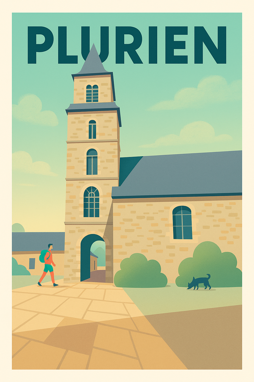 Affiche de Plurien - Charme Authentique en Bretagne