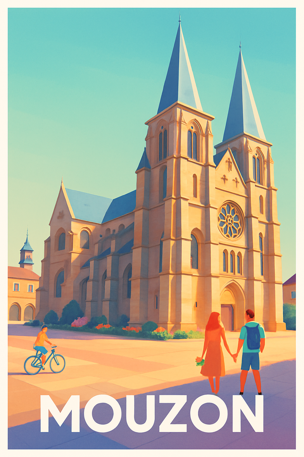 Affiche de Mouzon - Charme historique et romantisme au cœur de la ville