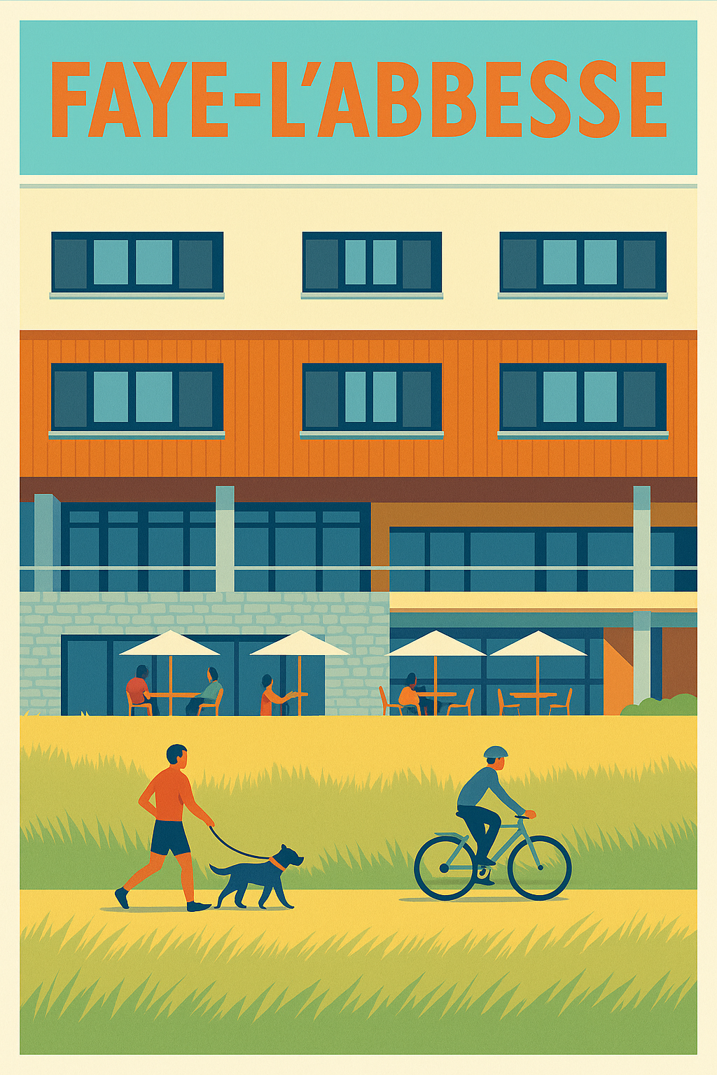 Affiche de Faye-l'Abbesse - Vie paisible et en plein air