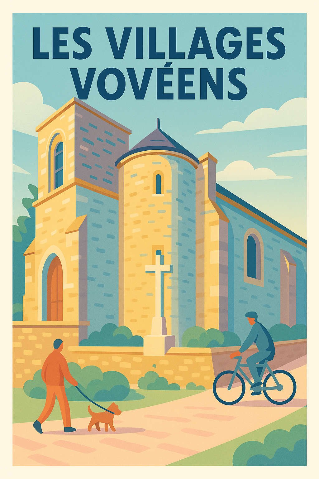 Affiche de Les Villages Vovéens - Charme pittoresque et sérénité campagnarde