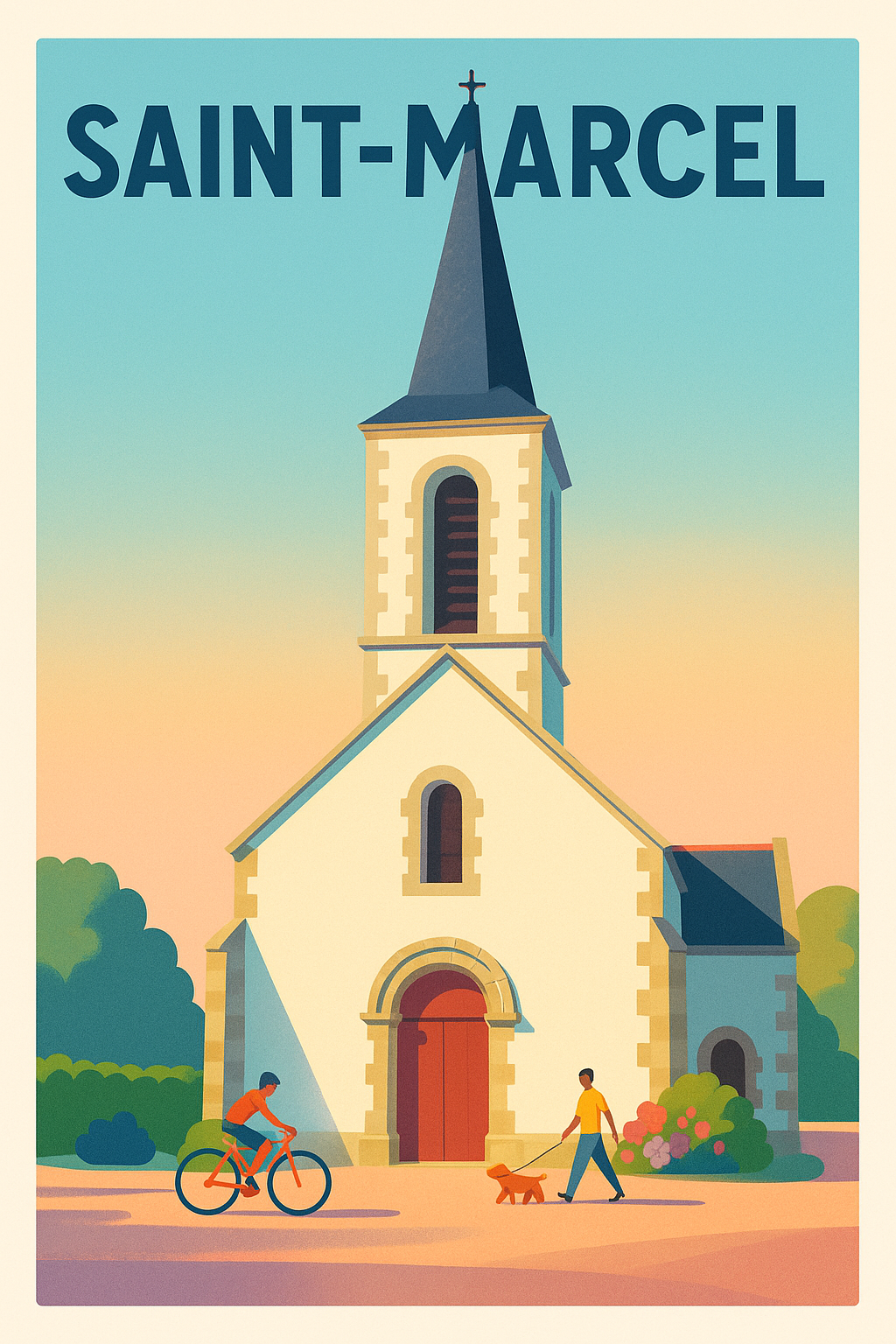 Affiche de Saint-Marcel - Charme et sérénité au cœur du village