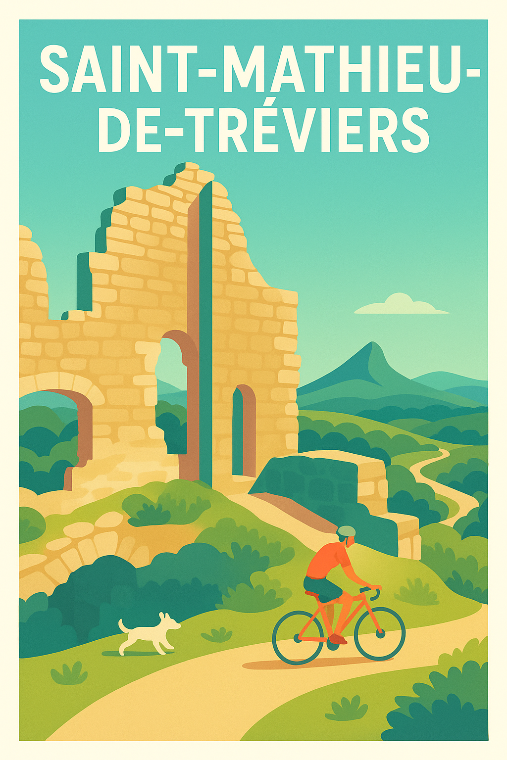 Affiche de Saint-Mathieu-de-Tréviers - Aventure et Sérénité au cœur de la nature