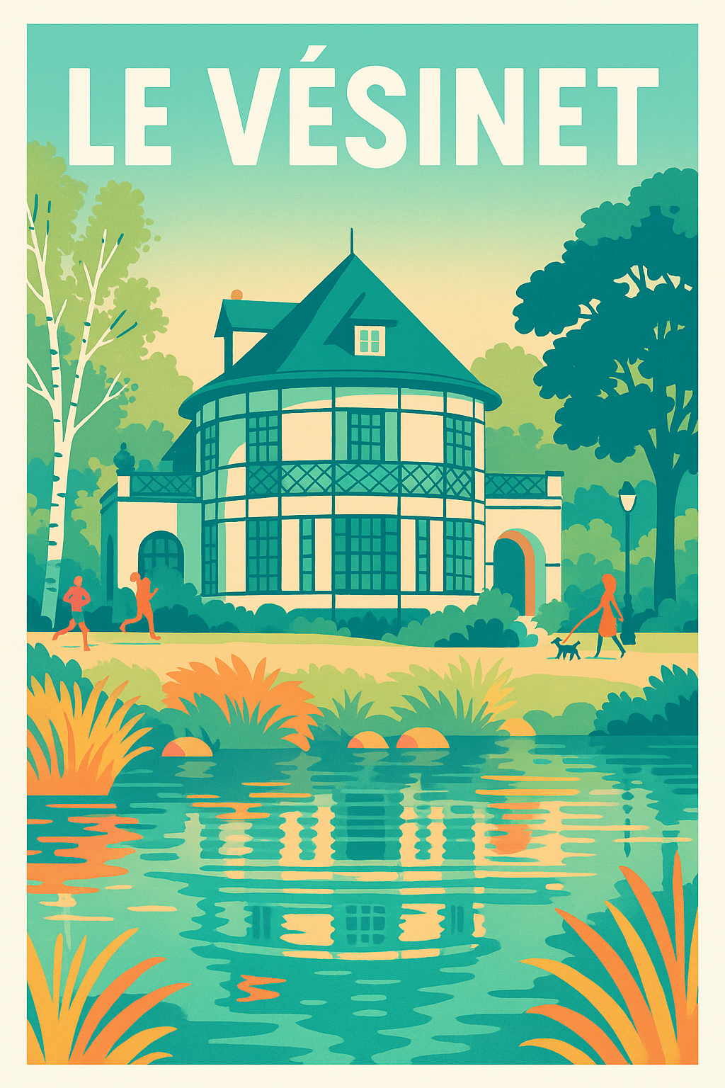 Affiche de Le Vésinet - Havre de paix au bord de l'eau