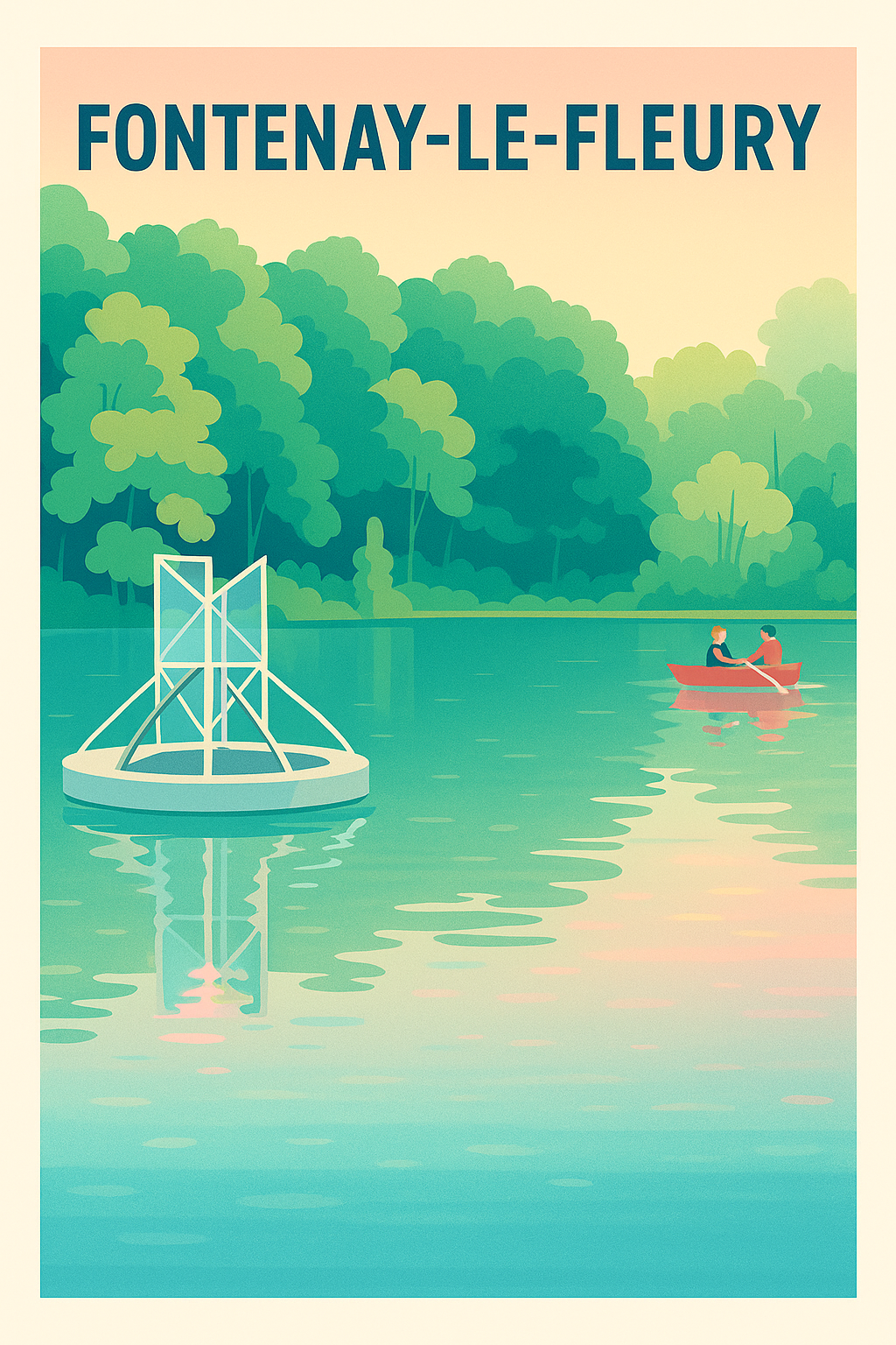 Affiche de Fontenay-le-Fleury - Sérénité au fil de l'eau
