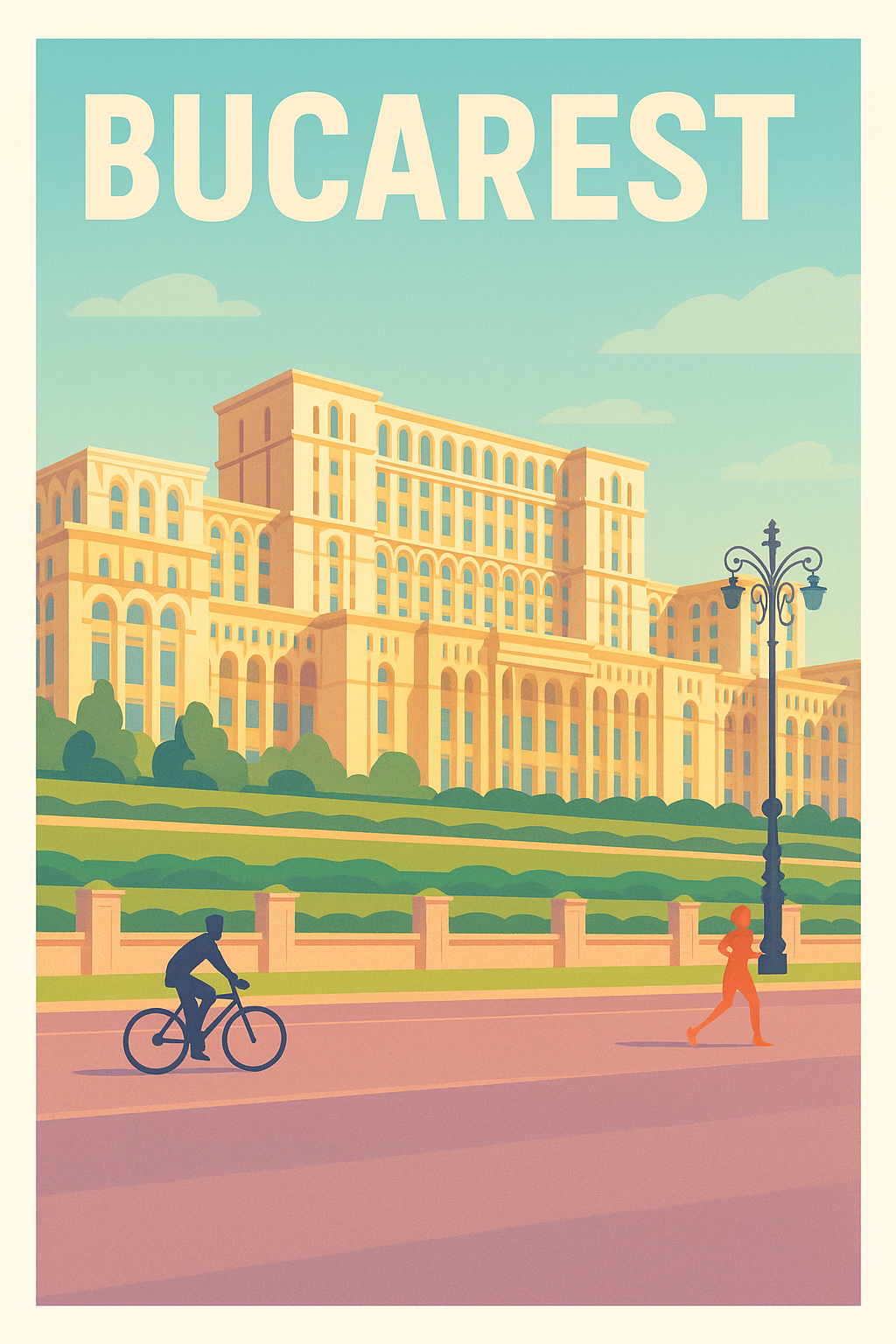 Affiche de Bucarest - L'élégance architecturale au cœur de la capitale