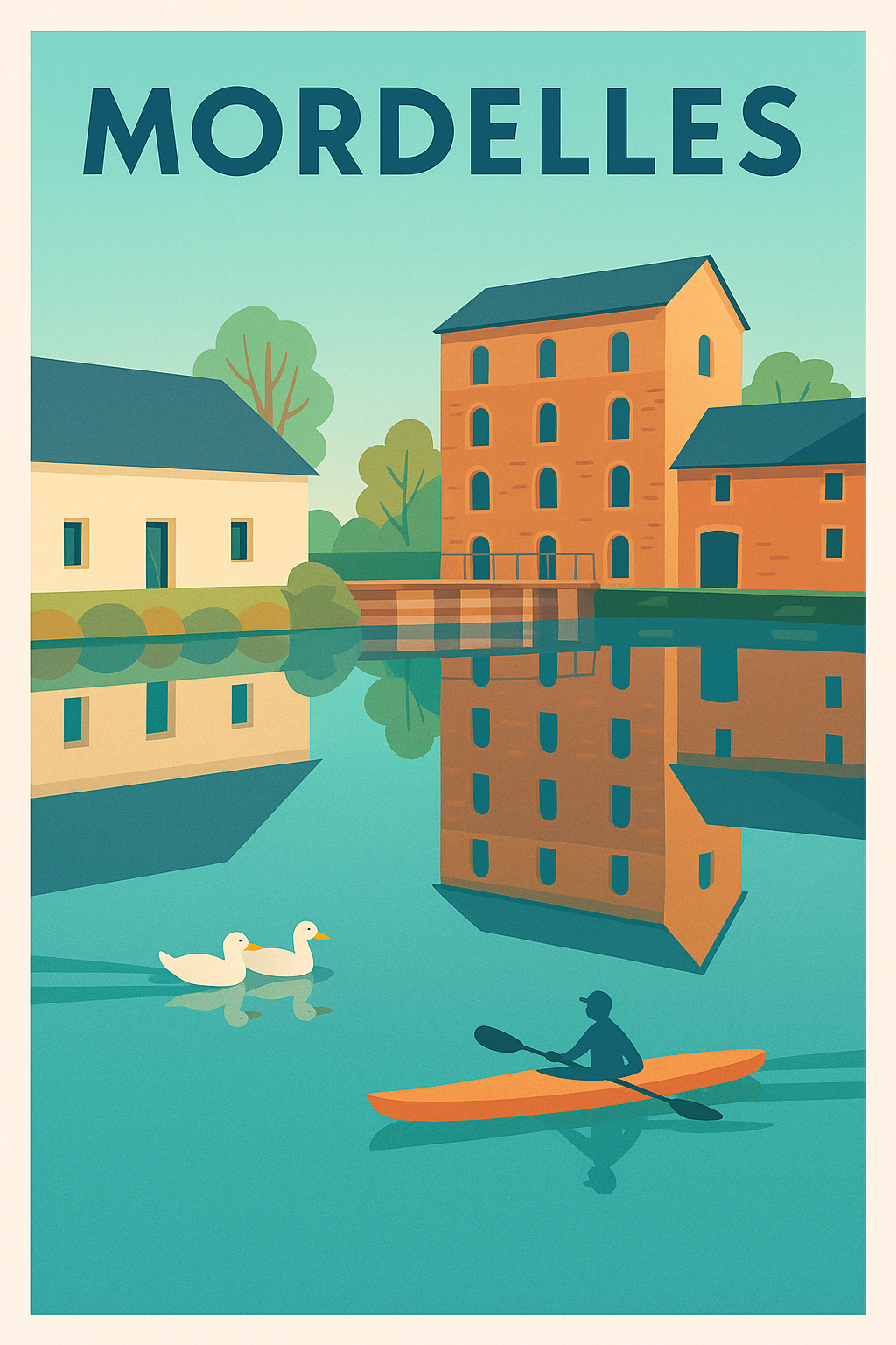 Affiche de Mordelles - Sérénité au fil de l'eau
