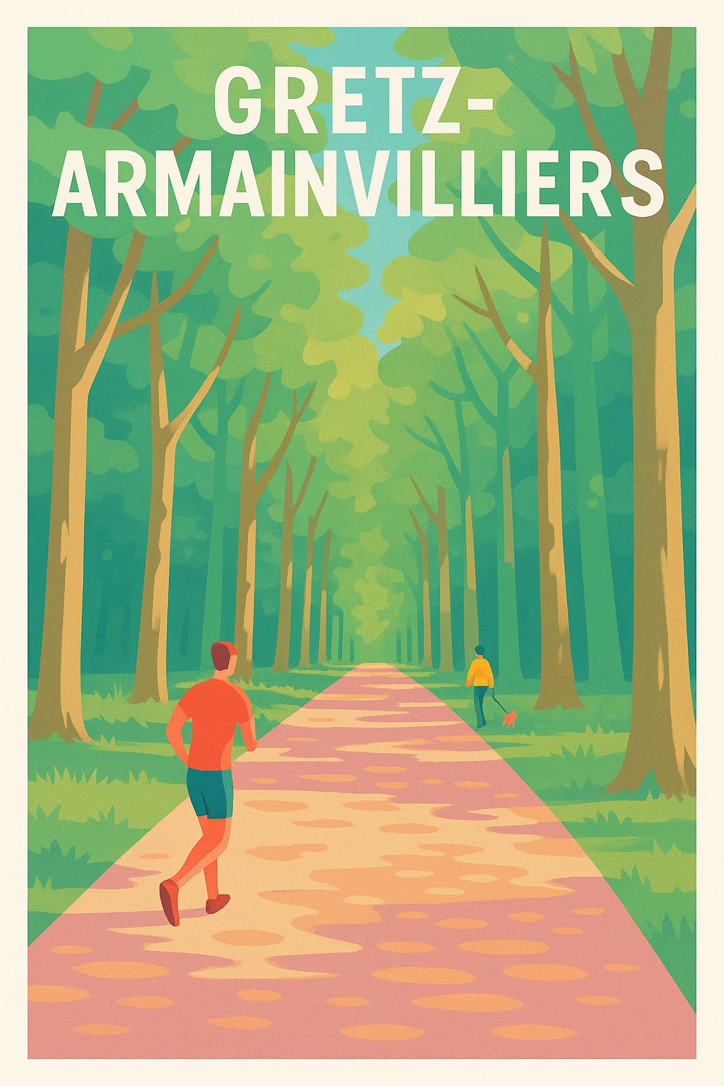 Affiche de Gretz-Armainvilliers - L'évasion nature au cœur de la forêt