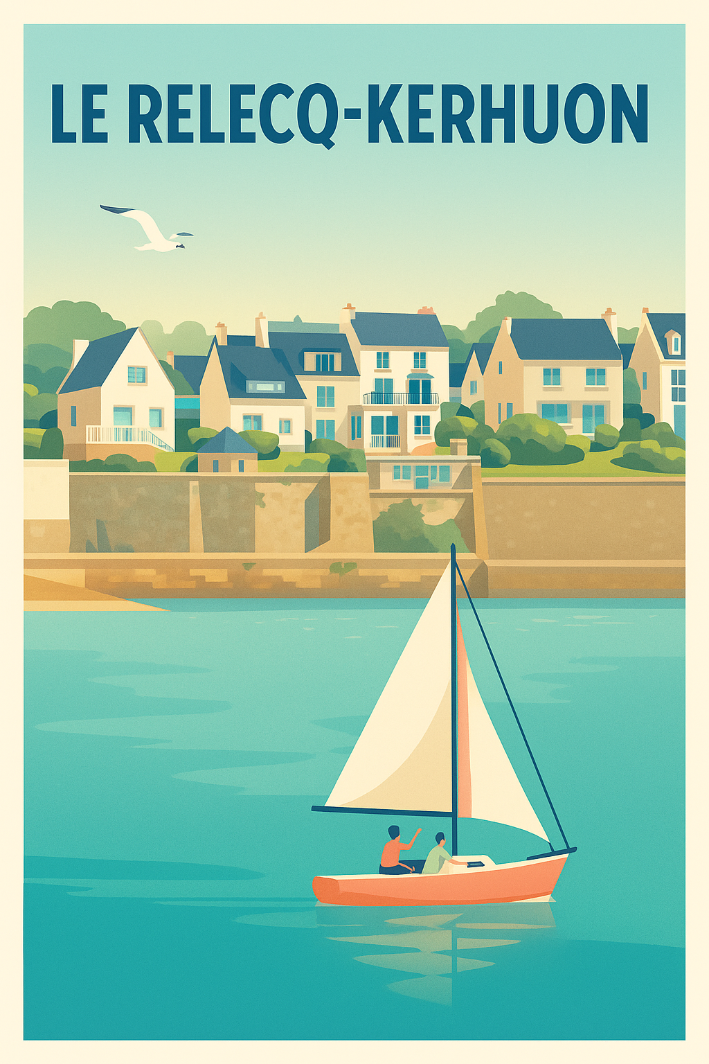 Affiche de Le Relecq-Kerhuon - Douceur maritime et charme breton
